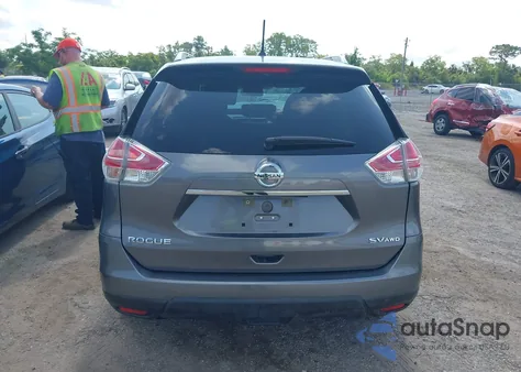 2015 Nissan Rogue Sv из США, поврежденный, VIN KNMAT2MV5FP536374